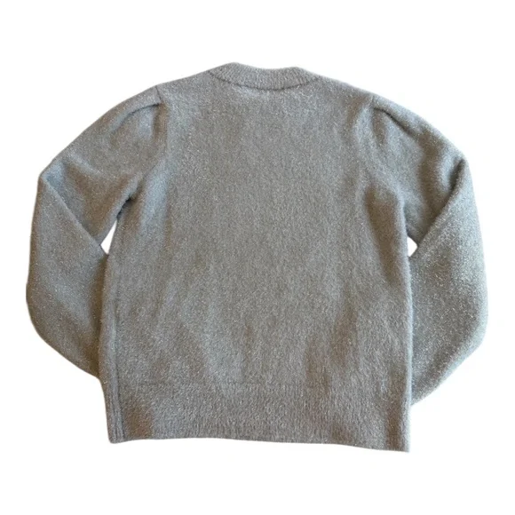 WHBM Metallic Tinsel Trim Sweater NWT - Picture 4 of 10